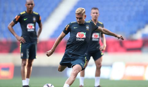 Treino Seleção Andreas Pereira