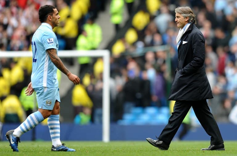 Claudio Mancini x Carlos Tevez - Manchester City