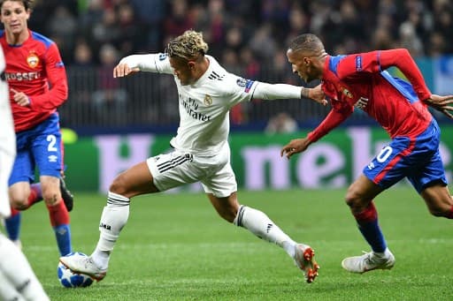 Mariano Díaz e Rodrigo Becão - CSKA Moscou x Real Madrid