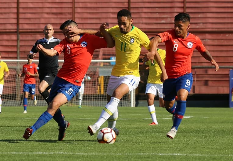 Matheus Cunha na Seleção Brasileira sub-20