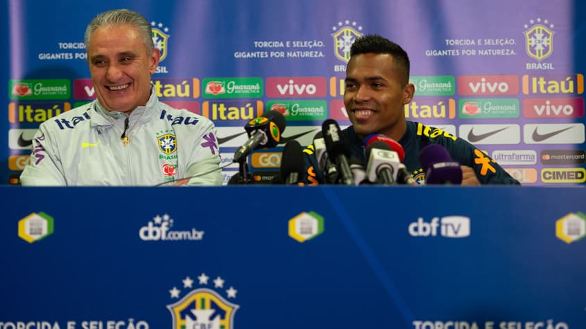 Tite e Alex Sandro - Coletiva