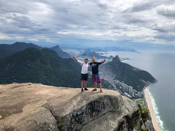 Petkovic na Pedra da Gávea