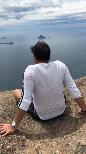 Petkovic na Pedra da Gávea