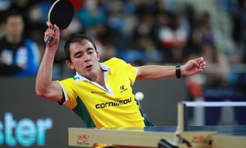 Hugo Calderano está nas quartas de final do ITTF Grand Finals