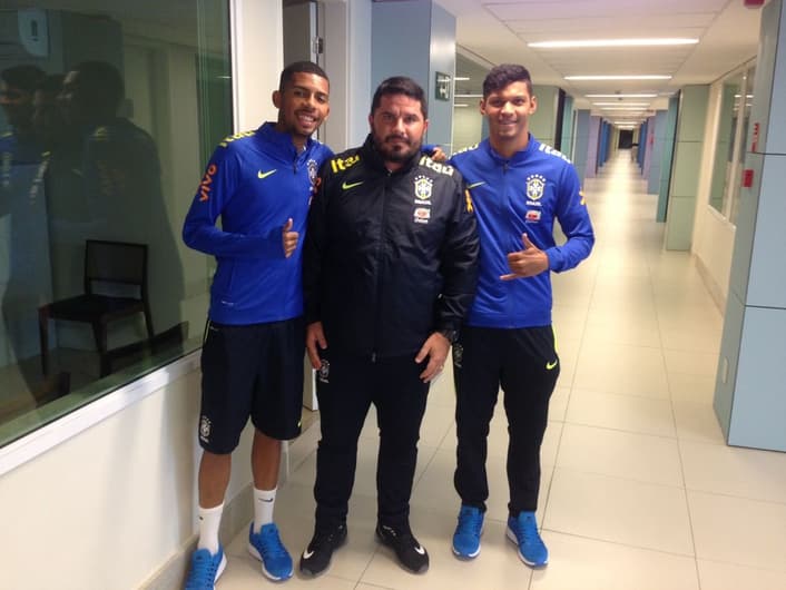 Matheus Fernandes, Eduardo Barroca e Igor Cássio