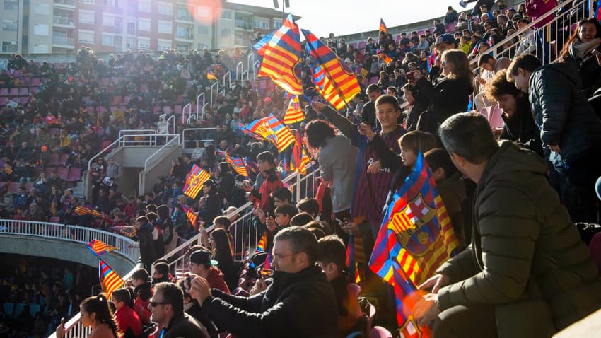 Treino aberto do Barcelona