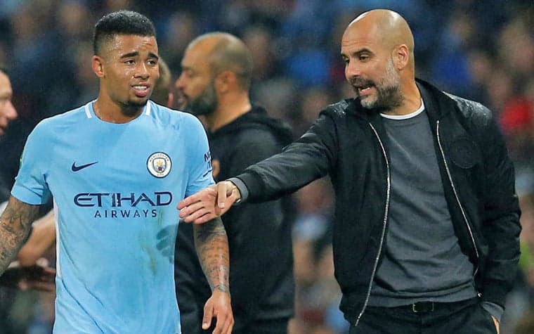 Gabriel Jesus e Guardiola