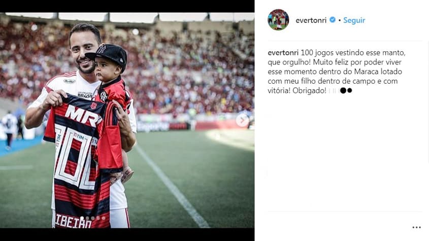 Everton Ribeiro - 100 jogos pelo Flamengo