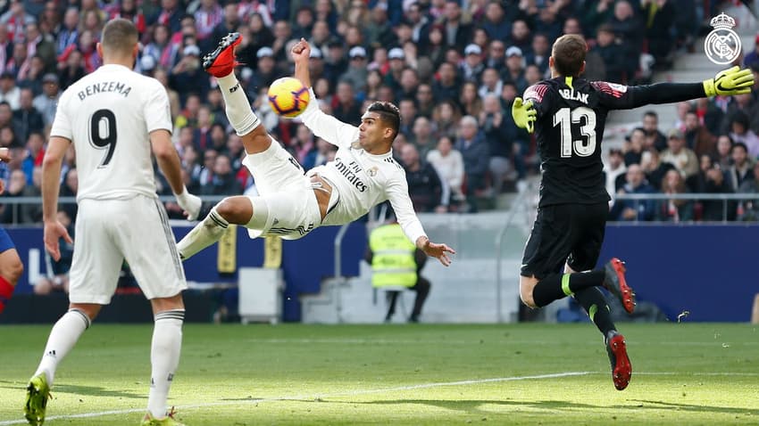 Casemiro - Atlético de Madrid x Real Madrid