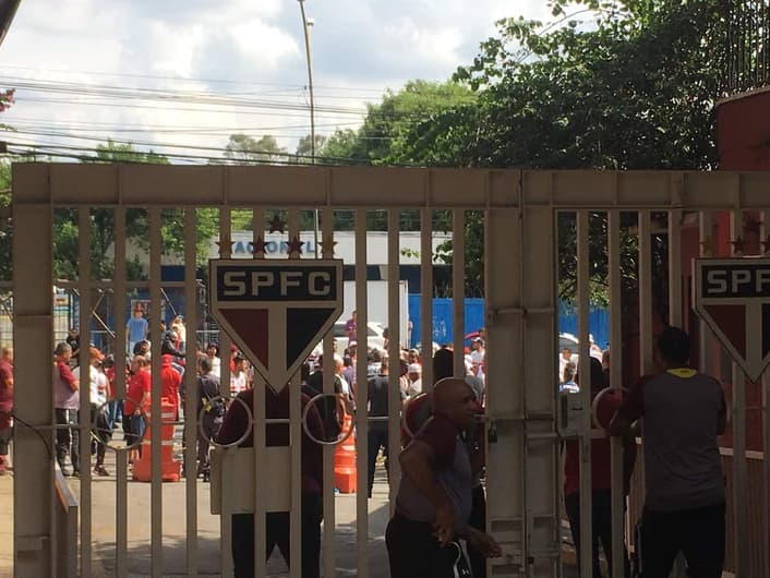 Protesto torcida São Paulo