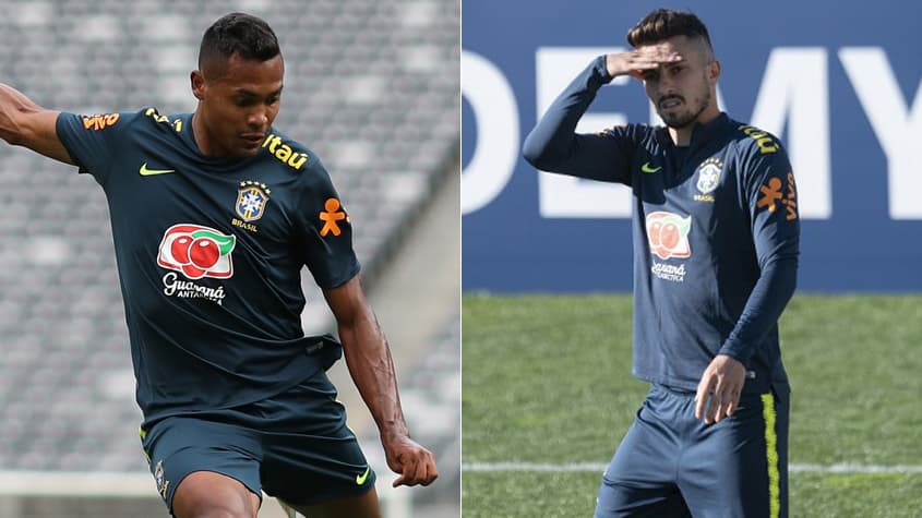 Montagem Alex Sandro e Alex Telles