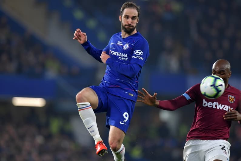 Higuaín - Chelsea x West Ham