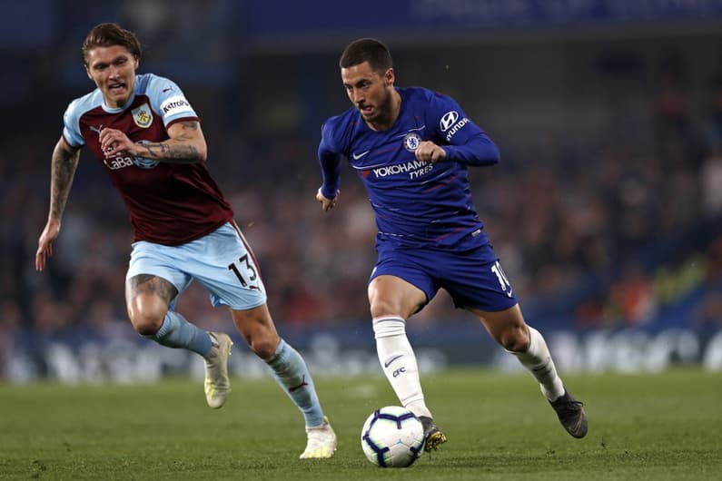 Chelsea x Burnley - Hazard