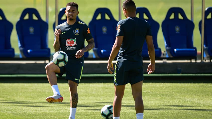 Gabriel Jesus Treino Seleção Copa América 26.05