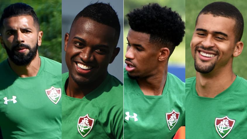 Montagem - Guilherme, Kelvin, Ewandro e Léo Santos