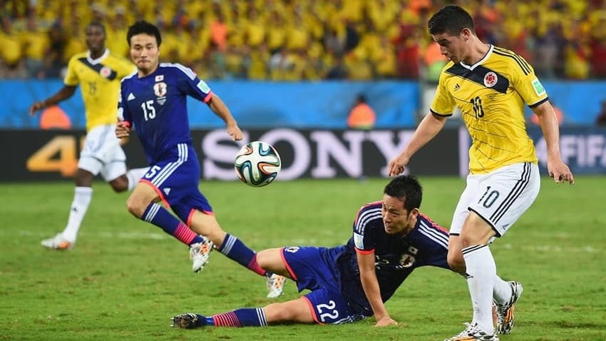 Japão 1x4 Colômbia - James Rodriguez