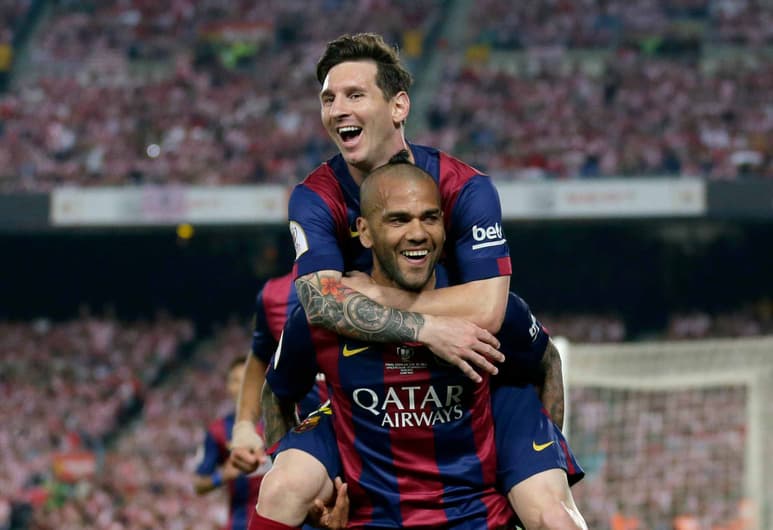 Dani Alves e Messi