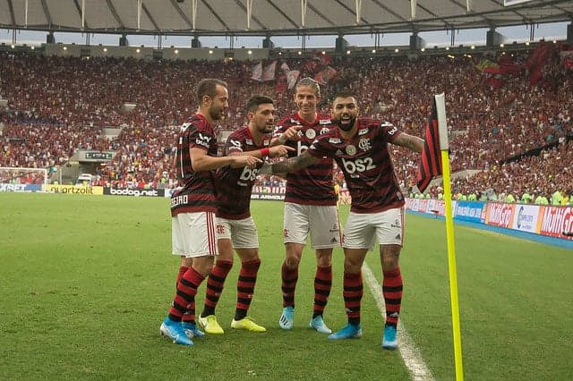 Flamengo x Palmeiras - Comemoração