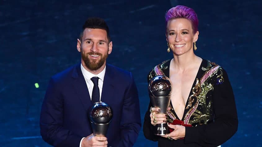 Messi e Rapinoe - The Best