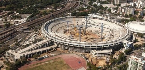 Maracanã - reforma para Copa do Mundo