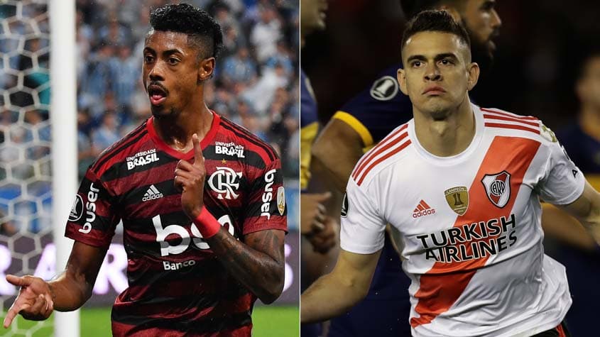 Montagem - Flamengo x River