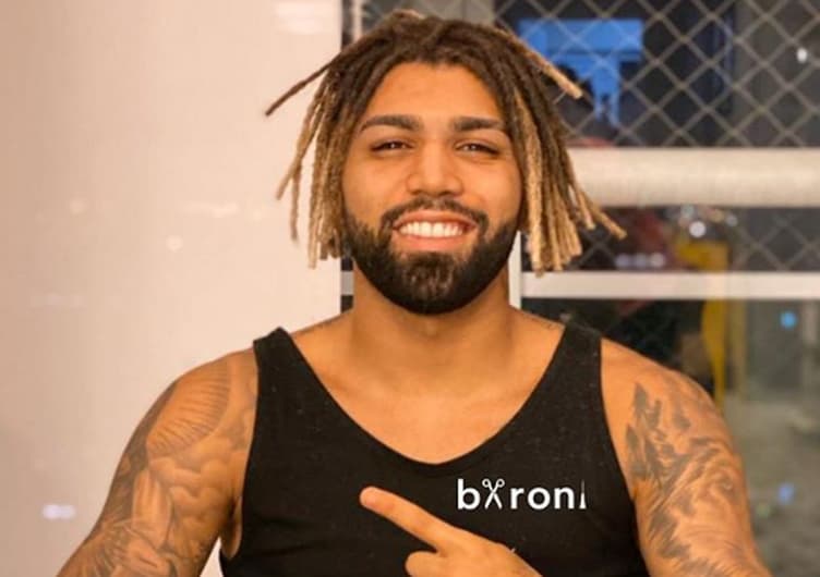 Gabigol com dreadlocks