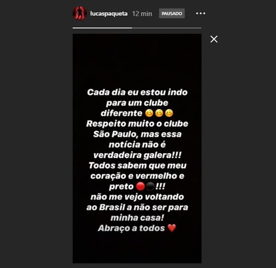 Lucas Paquetá - Instagram