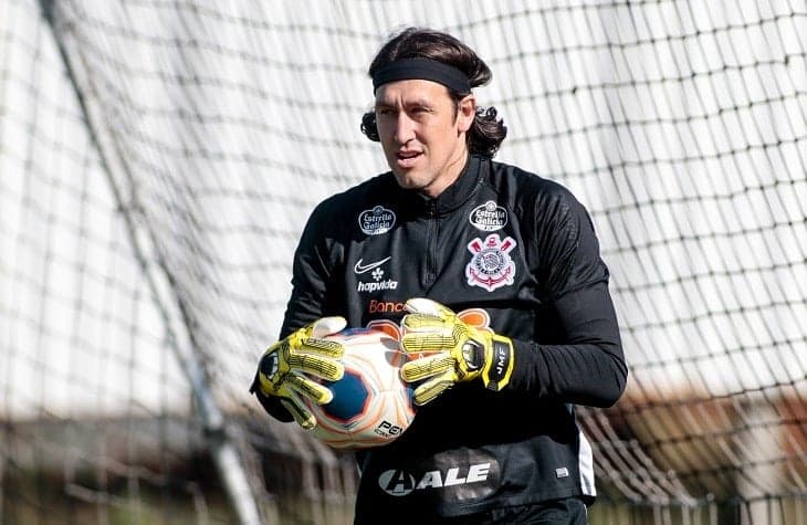 Cássio - Treino Corinthians