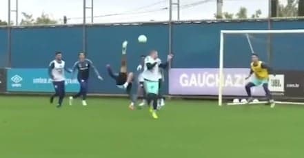 Diego Souza - treino do Grêmio