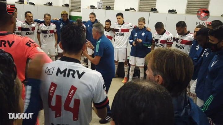 Bastidores da vitória do Flamengo