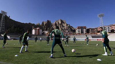 Treino Palmeiras La Paz