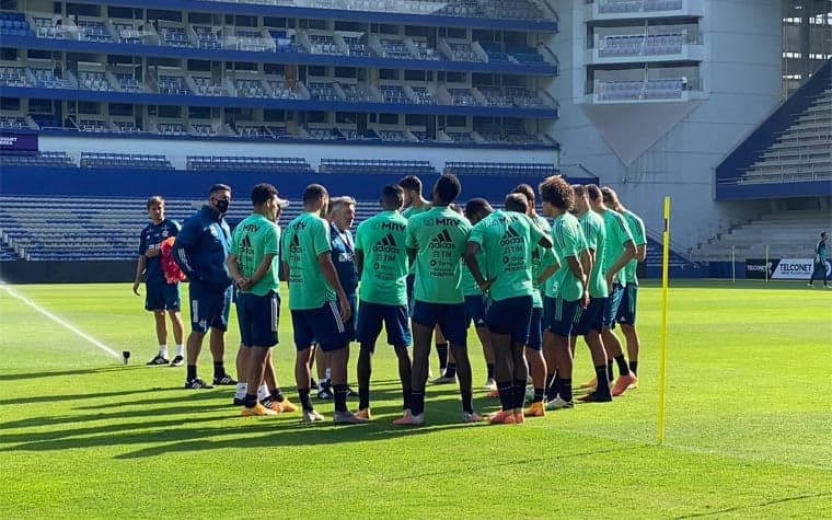 Treino Flamengo em Guayaquil