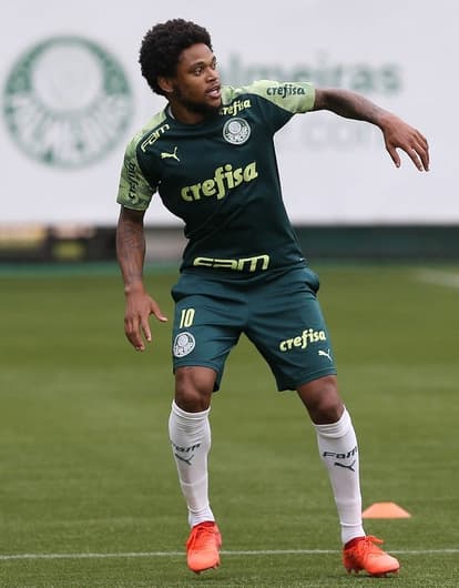 Luiz Adriano treino Palmeiras