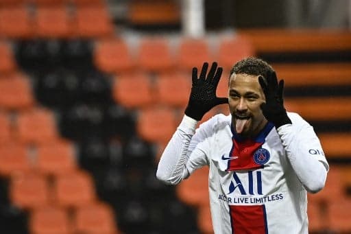 Lorient x PSG  - Neymar