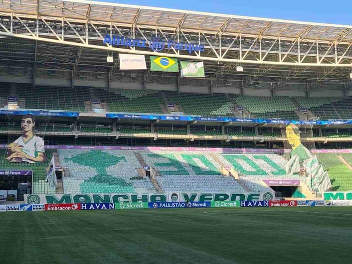 Mosaico Palmeiras x Santos