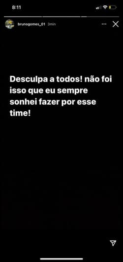 Instagram - Bruno Gomes - Vasco