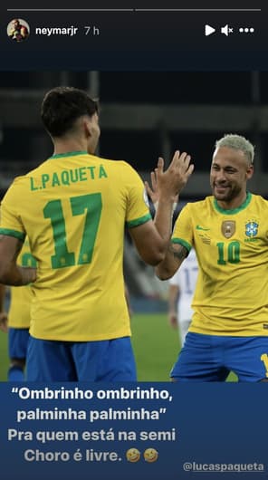 Story Neymar Paquetá