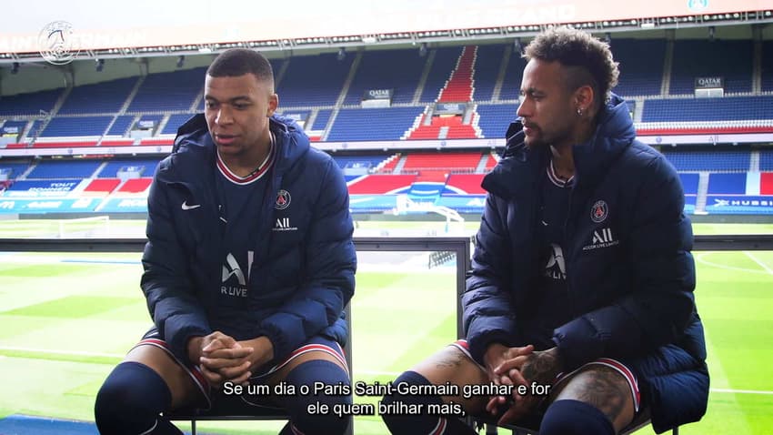 Neymar e Mbappé - PSG