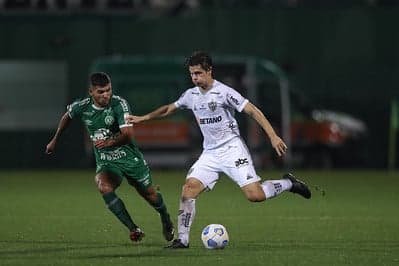 Nacho Fernández não estava inspirado, assim como o time mineiro que teve um desempenho fraco em Chapecó