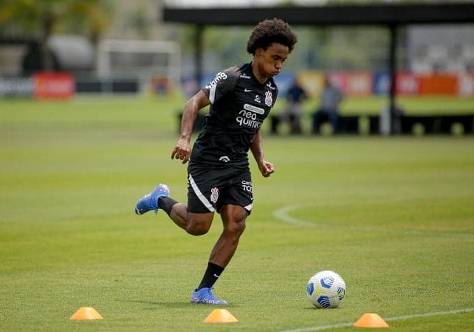 Willian - Treino Corinthians