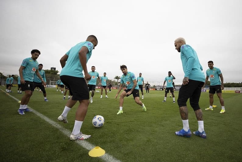 Treino Seleção Brasileira