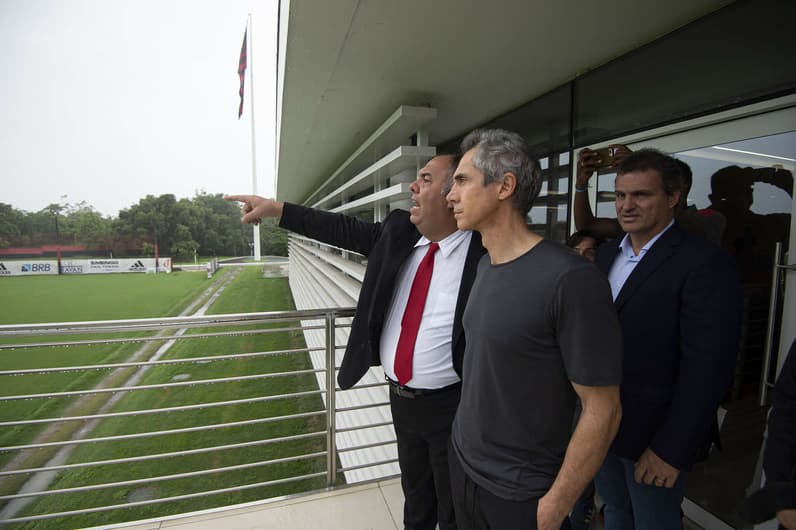 Paulo Sousa, Marcos Braz e Bruno Spindel