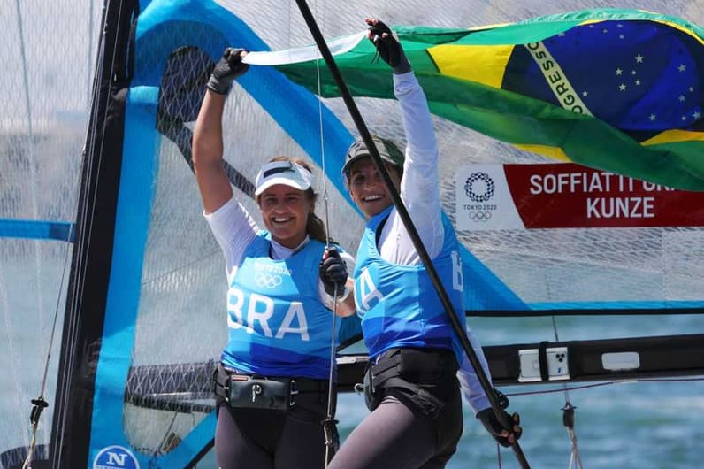 Martine Grael e Kahena Kunze