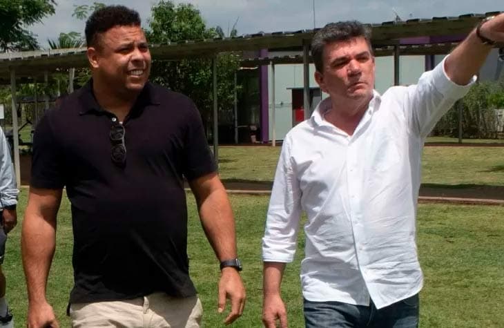 Ronaldo e Andrés Sanchez