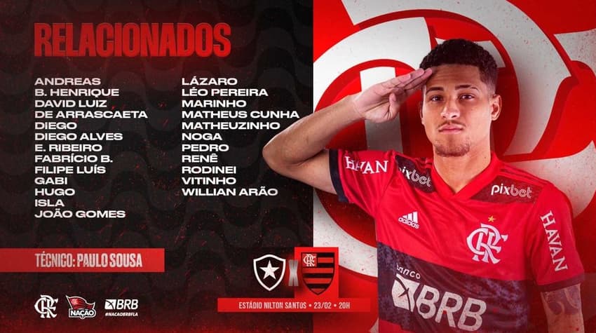 Flamengo x Botafogo - Relacionados