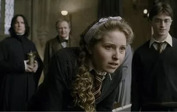 Atriz Jessie Cave em Harry Potter