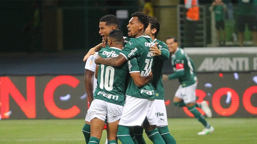 Palmeiras x RB Bragantino - Comemoração Palmeiras