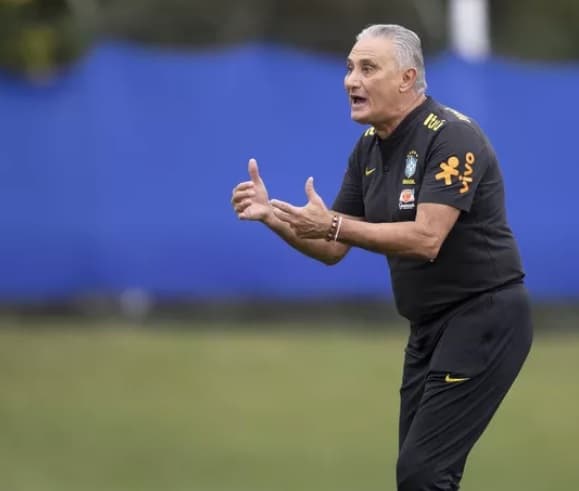 Tite - treino Seleção