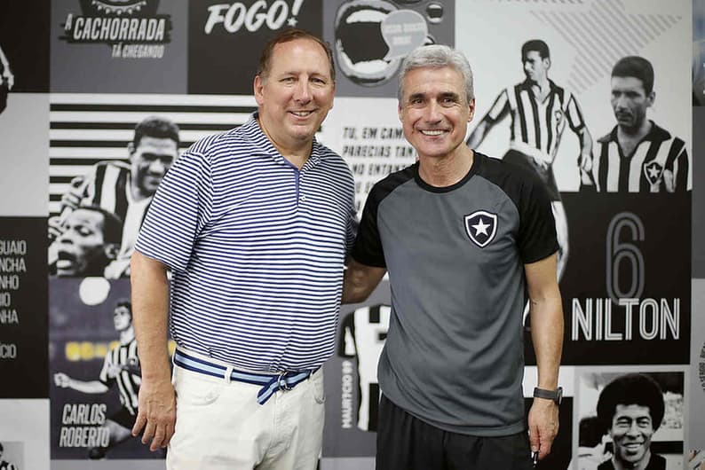 John Textor e Luís Castro - Botafogo