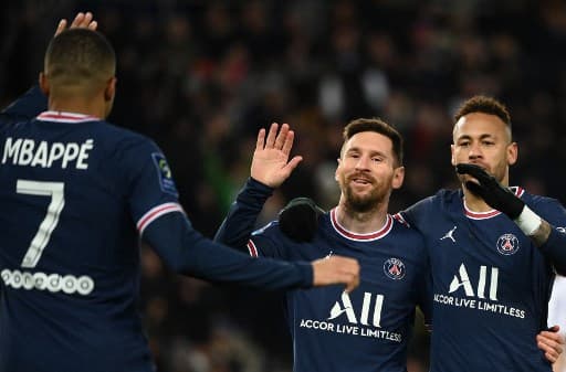 Mbappé, Messi e Neymar - PSG